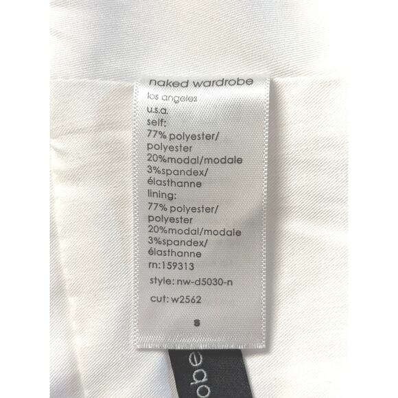 Naked Wardrobe Women's Bustier Lace-Up Back Fit & Flare Mini Dress S Cottagecore - Picture 8 of 8